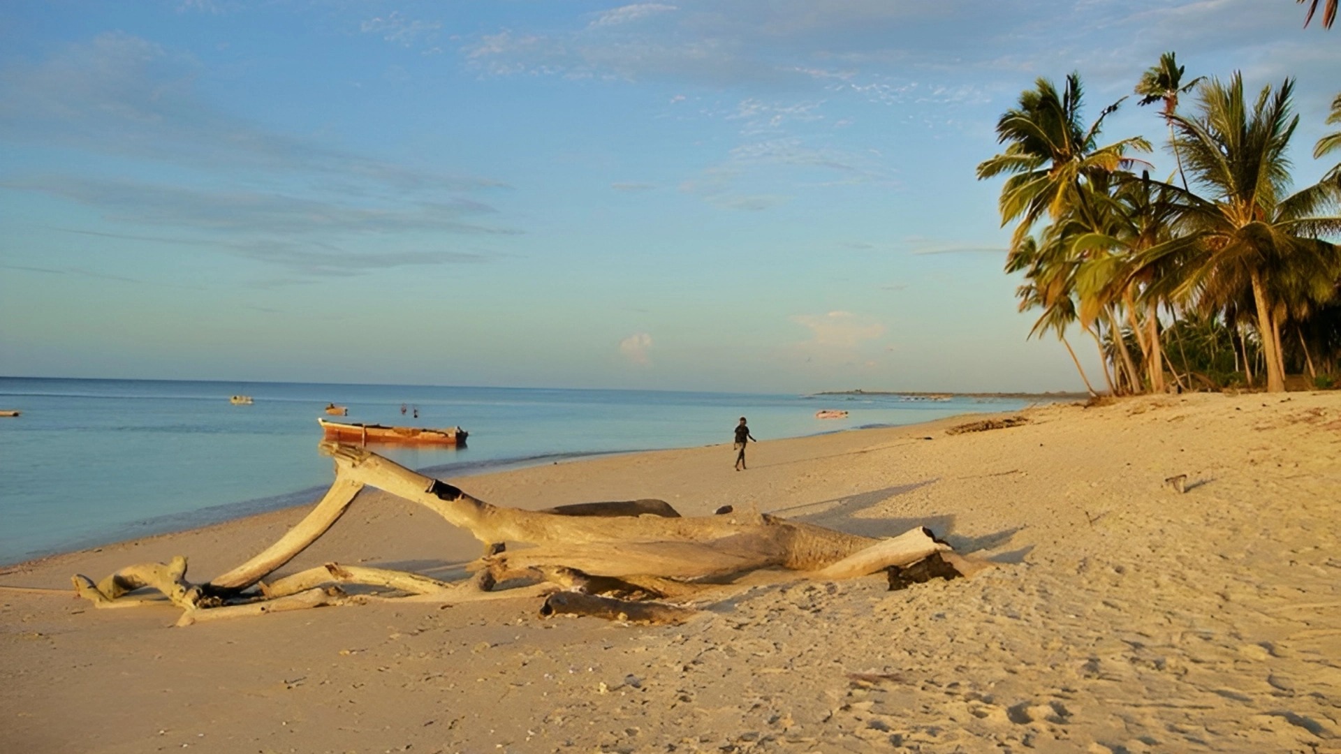 Boat excursion on the Indian Ocean around Mafia Island