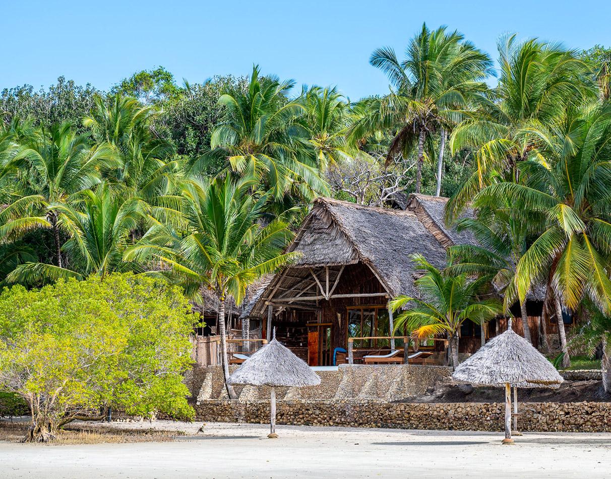Clear ocean waters around Mafia Island